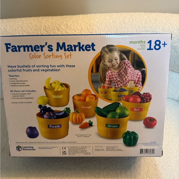 New in box farmer’s market learning toy toddler - Picture 1 of 2